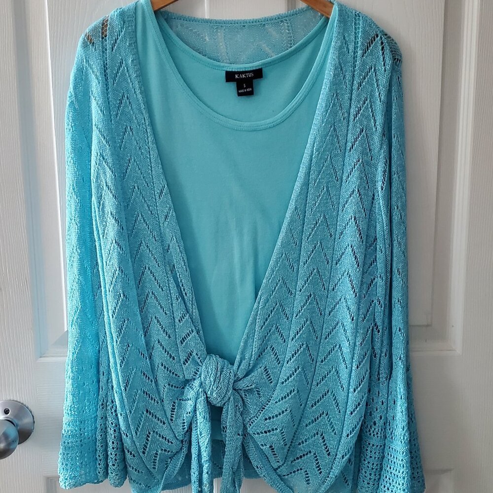 Women's two piece tank top with cover-up